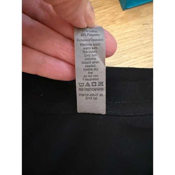 Halloween Skeleton T Shirt Size XXL Black White Ribcage Graphic Tee Costume - Picture 5 of 7